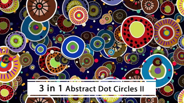 Abstract Dot Circles II