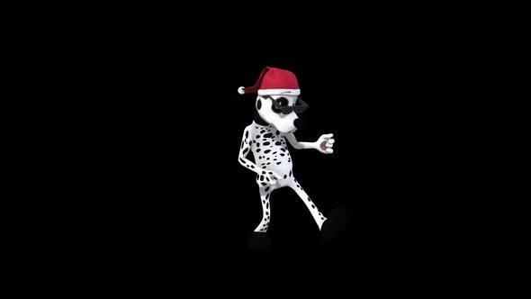 Cartoon Dalmatian Dog Dance 3