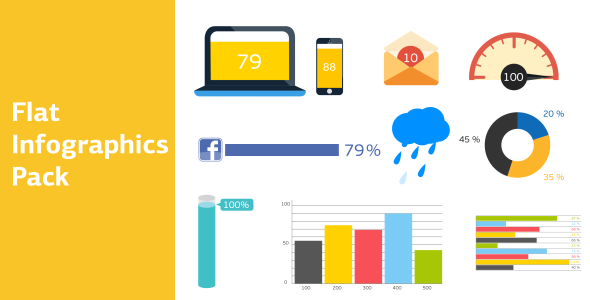 Flat Infographics Pack