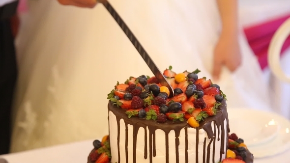 Cutting Wedding Cake