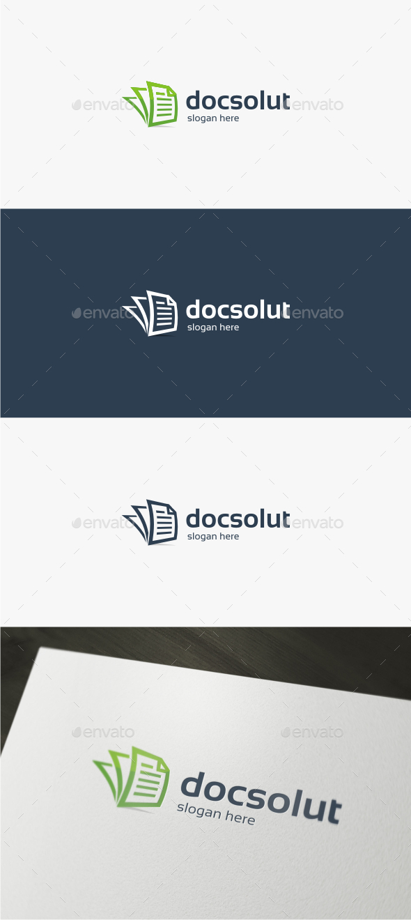 Doc Solutions - Logo Template