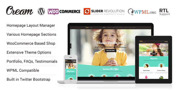 Cream – WooCommerce WordPress Theme
