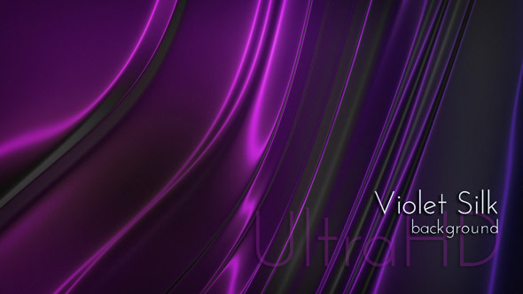 Motion Violet Silk Curtain