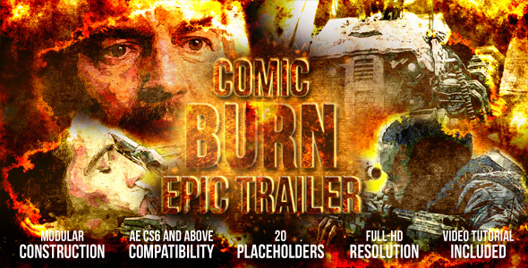 Comic Burn Epic Trailer