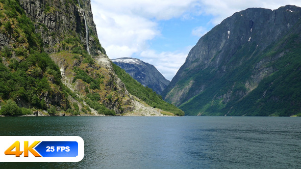 Fjord and Mountains