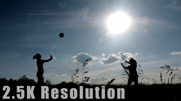 Girls Playing Volleyball alt