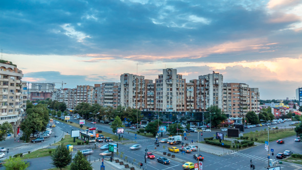 City Sunset Timelapse