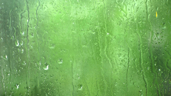 Rain On Window Glass