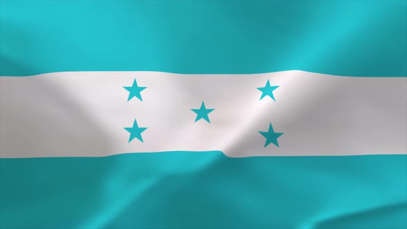 Honduras Waving Flag Animation 4K Moving Wallpaper Background