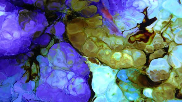 Psychedelic Cosmos Paint Texture Background alt