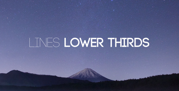Lines Lower Thirds alt