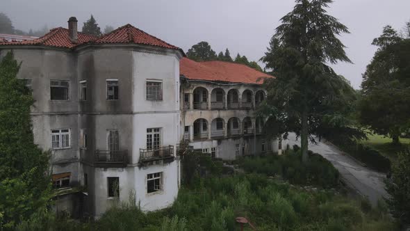 Children Sanatorium at Caramulo, Portugal. Aerial approach