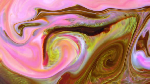 Psychedelic Spreading Flow Paint Swirling And Explosion alt