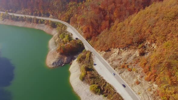 Aerial Cars and River