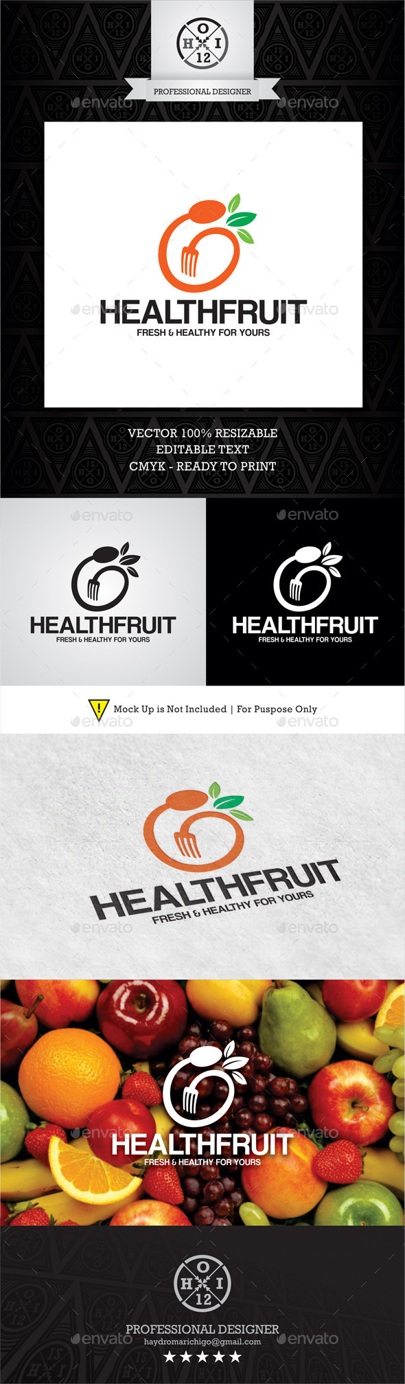 Health Fruit Logo