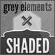 Slate - Shades Of Grey Web Elements - GraphicRiver Item for Sale