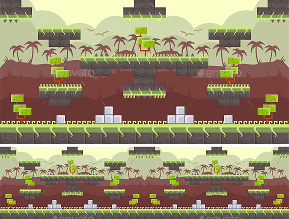 Platform Game Background