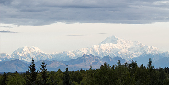 Clouds Roll in over Denali