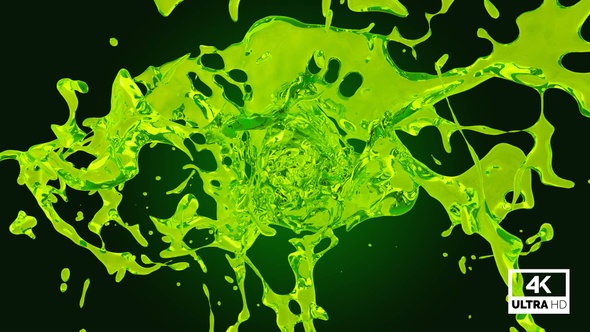 Green Water Splash alt