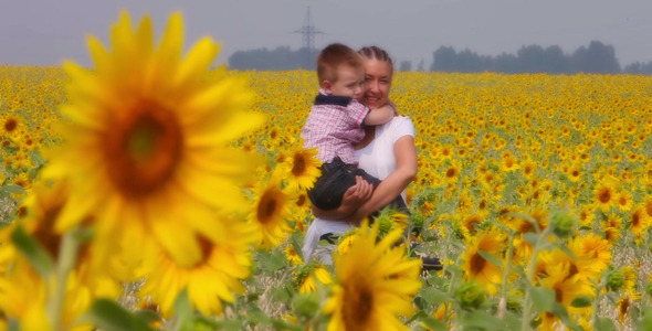 Young Woman With Son