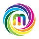 Media Letter M Logo - GraphicRiver Item for Sale