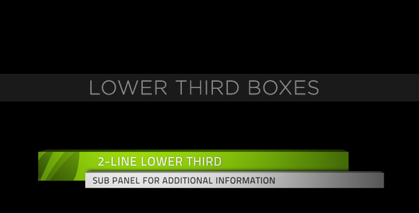 Lower Third Boxes alt