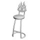 Wrought Iron Chair 02 - 3DOcean Item for Sale
