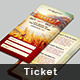 Harvest Festival Ticket  - GraphicRiver Item for Sale