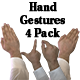 Touch Screen Tablet Interface Hand Gestures 4 Pack - VideoHive Item for Sale