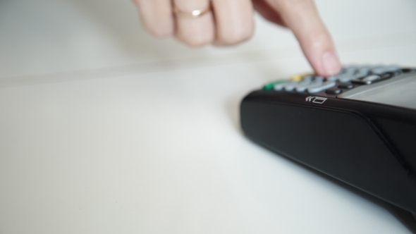 Payment With a Credit Card Through Terminal