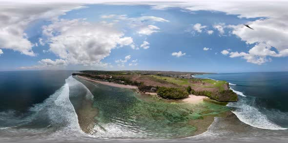 Seascape with Beach Vr360