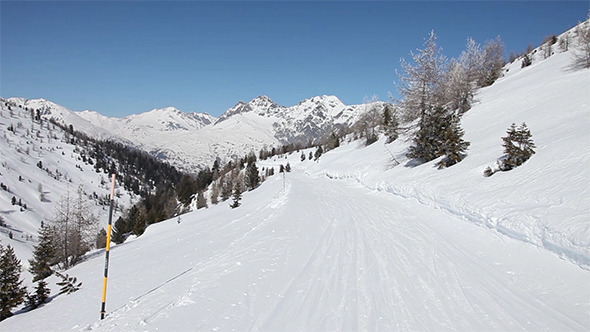 Subjective Ski Slope Footage
