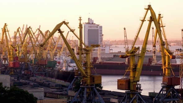 Sea Trading Port Activity