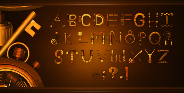 Steampunk Typography