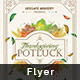 Fall Potluck Flyer - GraphicRiver Item for Sale