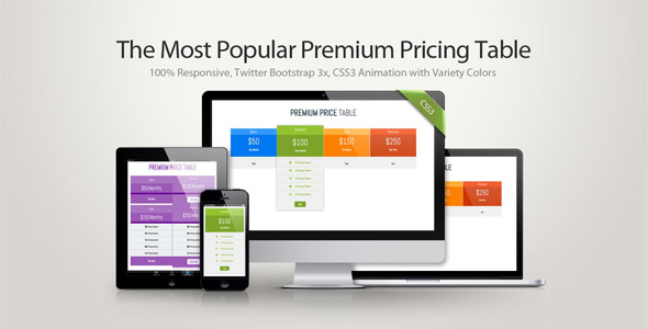 Premium Pricing Table