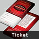 Holiday Dinner Ticket - GraphicRiver Item for Sale
