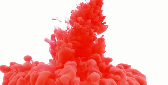 Red Water Ink Smoke