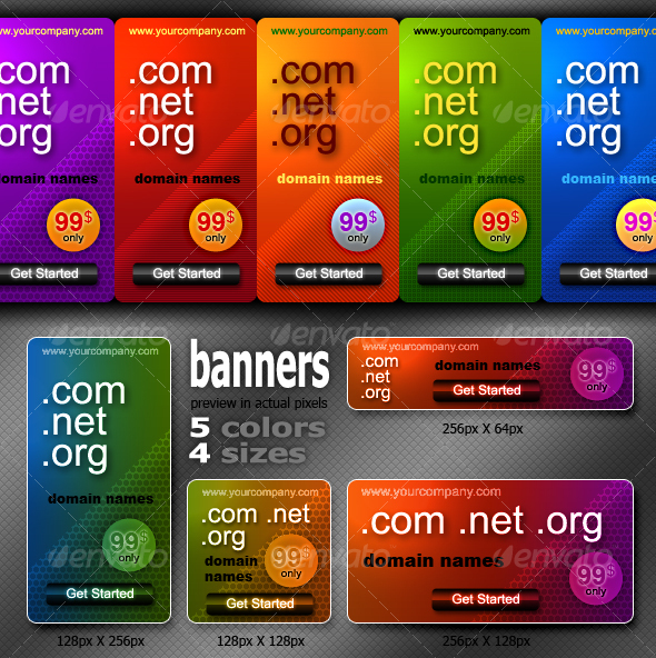 domain names ad-banners