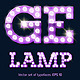 Festive Purple Vector Lamp Alphabet - GraphicRiver Item for Sale