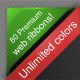 80 Premium Web Ribbons - GraphicRiver Item for Sale