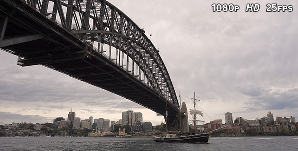 Old Boat at Sydney Harbour Bridge