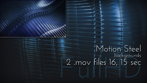Motion Dark Blue Steel Background
