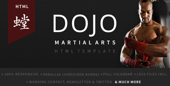 Dojo Martial Arts HTML Template