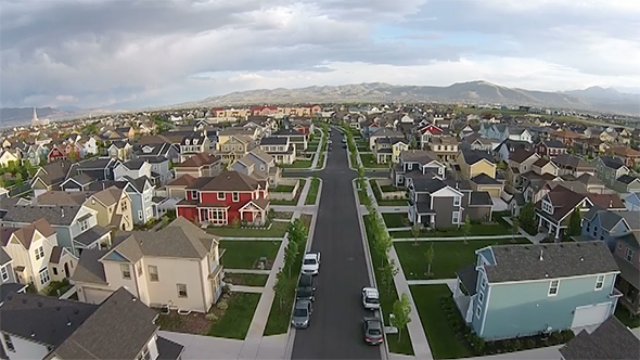 Neighborhood Streets Aerials