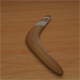 Wooden Boomerang - 3DOcean Item for Sale