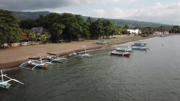 Sand Beach and Boats