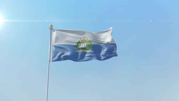 San Marino Flag 