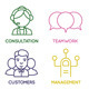 Customer Relationship Management Icons - GraphicRiver Item for Sale