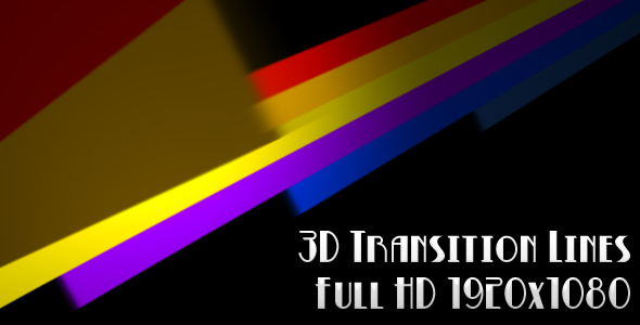 3D Lines Transition Pack